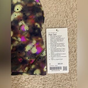 NWT Lululemon align tank